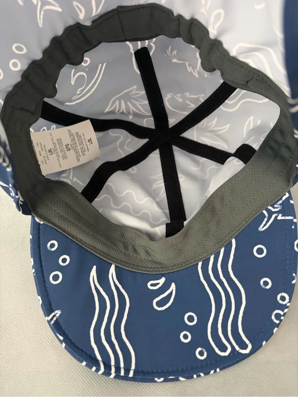 Columbia Kids Youth Ocean Print Sun Hat L/XL - New w/o Tags (F220)
